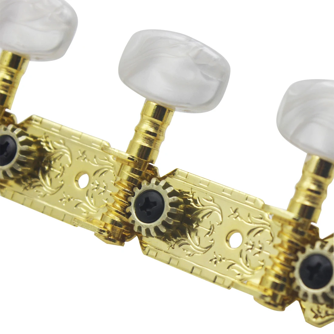 Knöpfe für klassische Gitarre, Dreifach-Gitarren-Mechaniken, Stimmwirbel für klassische Gitarre, Knöpfe für klassische Gitarre, Zubehörteile – Detail 21