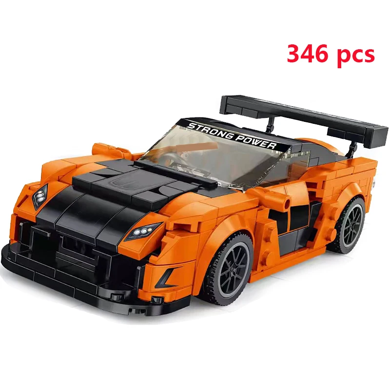 pea pod fidget toy City Speed Champion Racing Car Building Blocks Off Road Vehicle Garage Model Bricks Educational DIY Toys for Children Technique stress squeeze toy Squeeze Toys