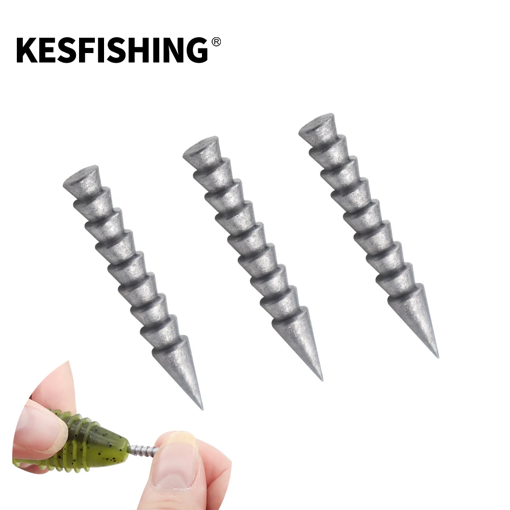 KESFISHING 20pc Fishing Swivels Weight rig for drop shot Pesca Soft Plastics Lure Accessories Quick Sinking Free shipping