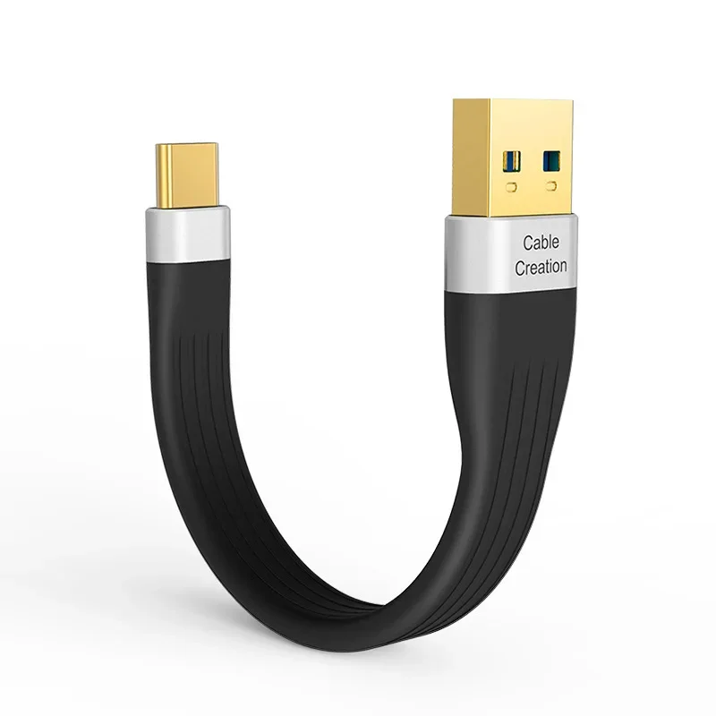 

Ultra short USB C Cable USB 3.1 Gen.1 USB 3.0 A male to USB-C male fast charger sync data cable 5Gpbs 3A 60W