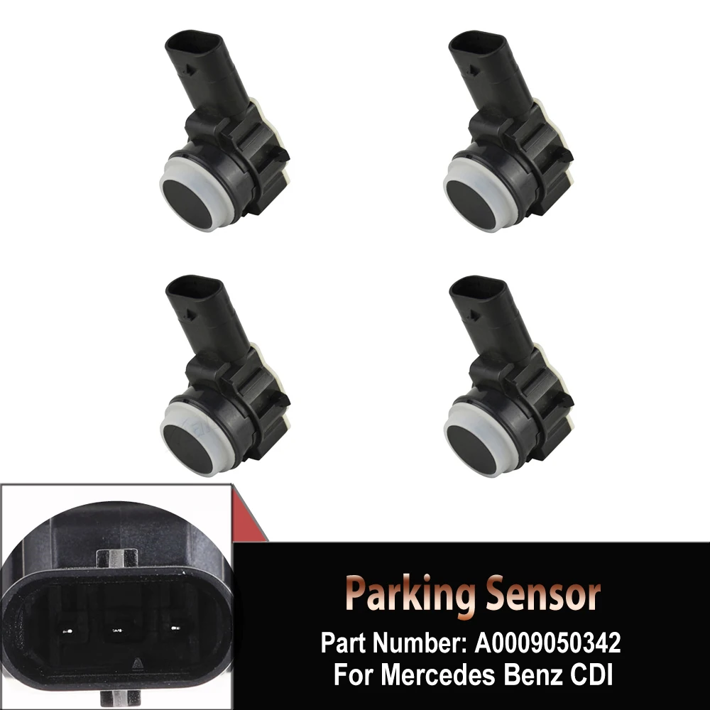 

4 шт. Новый датчик парковки переднего бампера PDC для Mercedes-Benz GLK A B SL Class A0009050342 0009050342