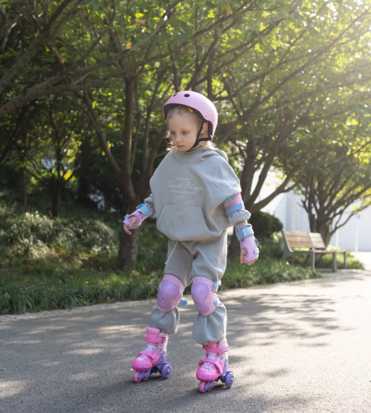 CITYSPORTS PRO Rollschuhe, Rollschuhe für Kinder, 8-flammige Rollschuhe für Mädchen, verstellbare Größe, Rollschuhe für Anfänger – Detail 10