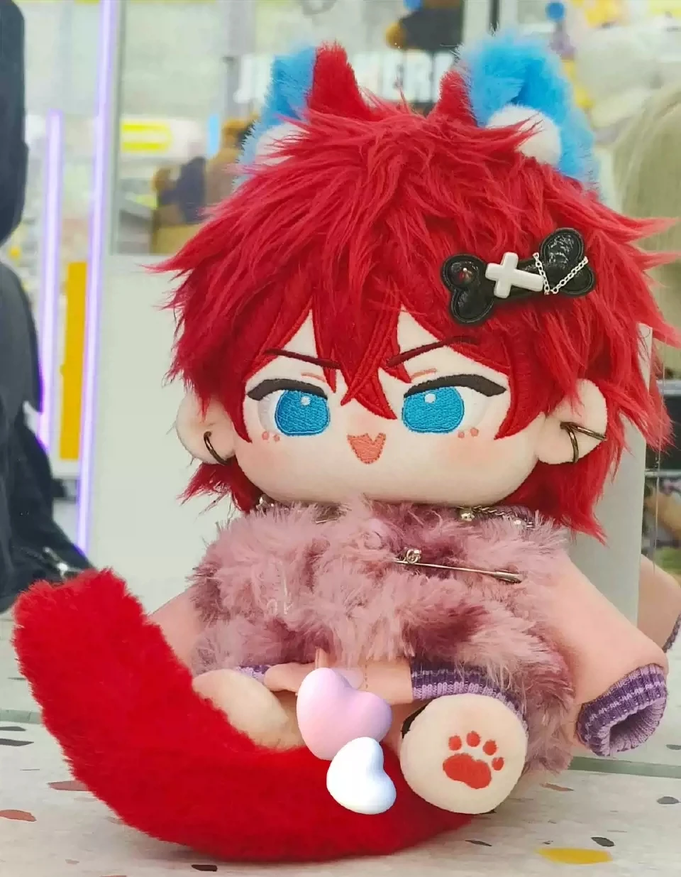 

Ensemble Stars Game Amagi Rinne Cosplay Plush Stuffed Cotton Body Cosplay Dress Up 20CM Monster Plushie Birthday Gift