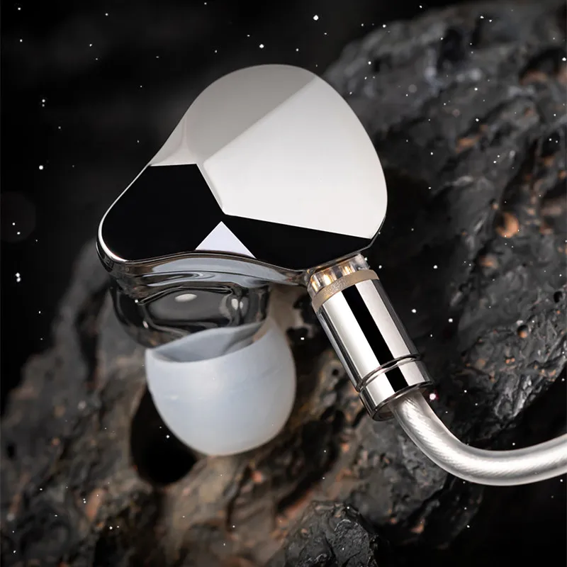 Reecho SG-03s LCP Diaphragm Dynamic Driver 2Pin 0.78mm Metal In-ear Earphone 3
