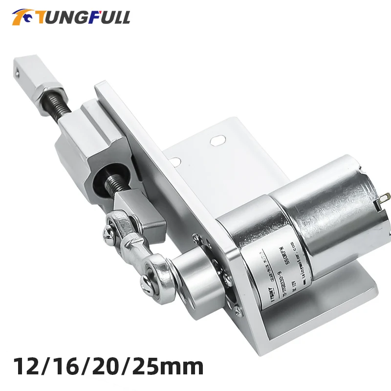 Pequeno Projeto Faça Você Mesmo Alternativa Ciclo Atuador Linear Curso Telescópico a 1000 Rpm dc 12v 24v 12 mm 16 mm 20 mm