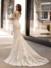Exquisite Wedding Dresses Deep V-Neck Bridal Gowns Lace Appliques Long Sleeves Floor Length Robes Vestidos De Novia Customized 4