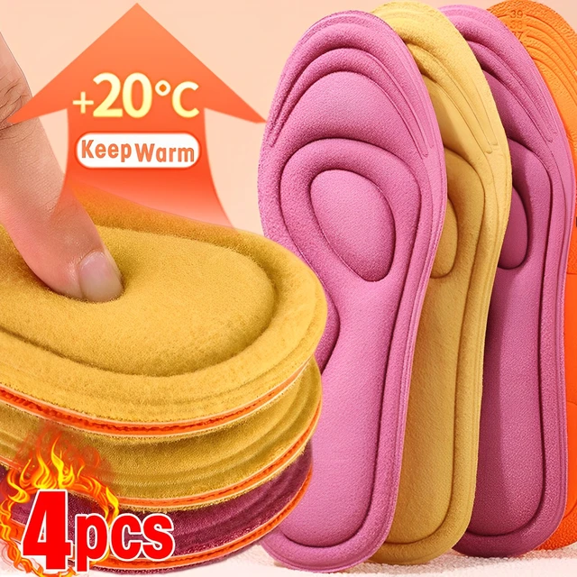 Plantillas térmicas termostáticas para hombre y mujer, almohadillas térmicas  de espuma viscoelástica, con soporte para el arco, para invierno -  AliExpress