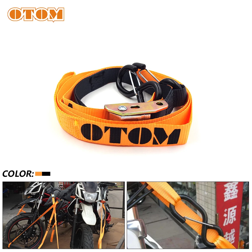 OTOM Motorcycle Fixed Strap Tension Rope Quick Release Buckle Universal