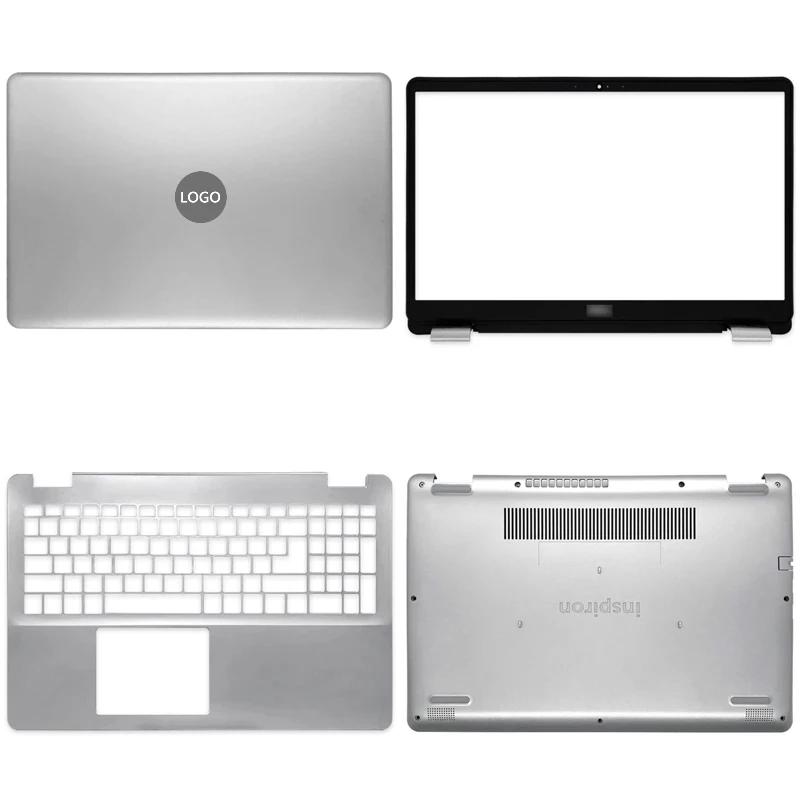 

New Original For Dell Inspiron 15 5584 P85F Laptop LCD Back Cover Front Bezel Upper Palmrest Bottom Base Case Keyboard Hinges