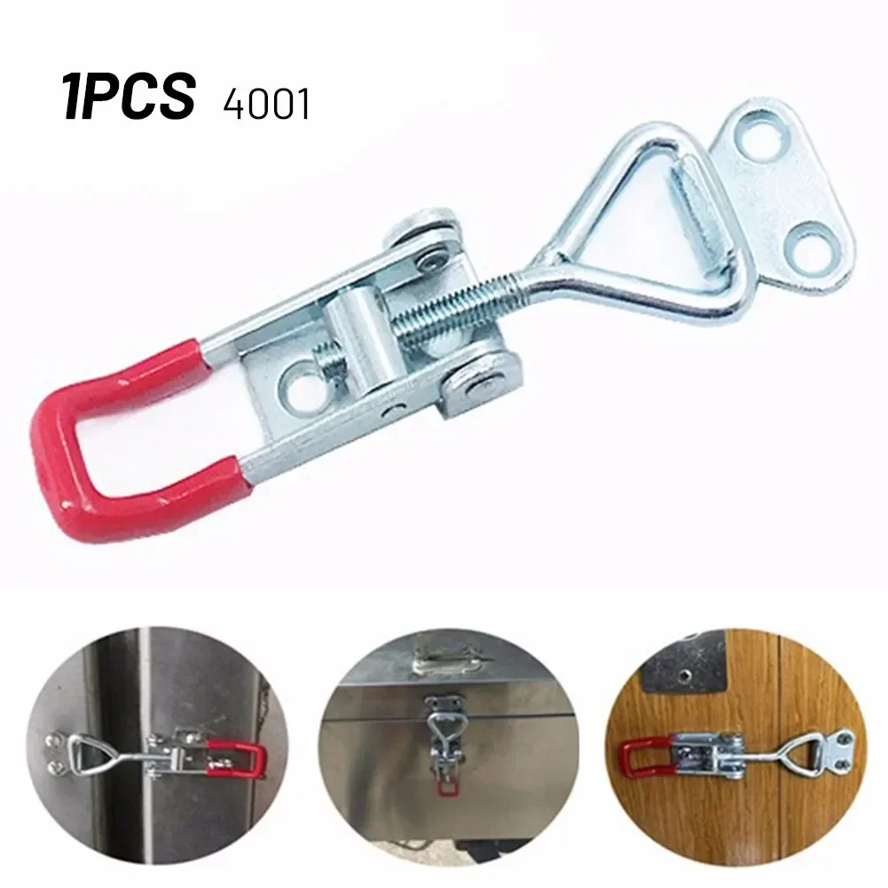 Toggle Latch Catch Toggle Clamp Adjustable Cabinet Boxes Lever Handle Lock Hasp For Sliding Door Furniture Hardware lever lock