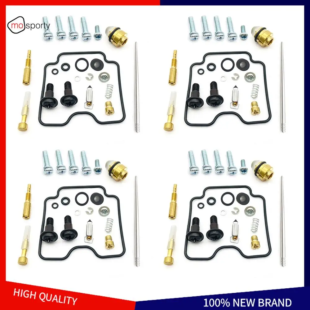4 Sets Carburetor Rebuild Fix Kit Carb Overhaul Fit For Suzuki GSX600F Katana 1998 2006