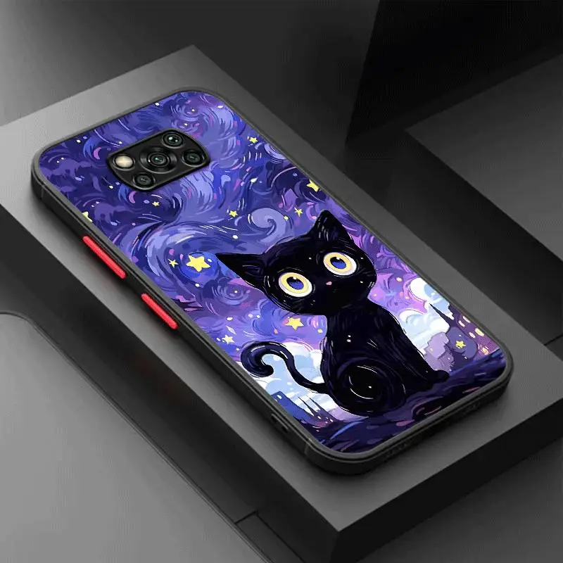 Starry Sky Cat Art Phone Case