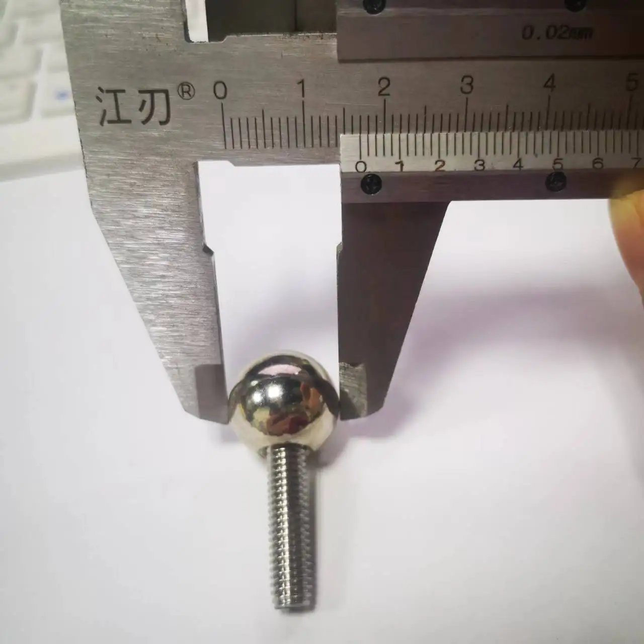Adattatore Testa A Sfera 17 Mm Con Vite 1/4", Base In Alluminio 40 Mm, Per Treppiedi E Supporti