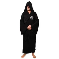 Homme flanelle Robe mâle avec capuche épaisse étoile Robe de chambre Jedi Empire hommes peignoir hiver longue Robe hommes Robes de bain Homewear 4