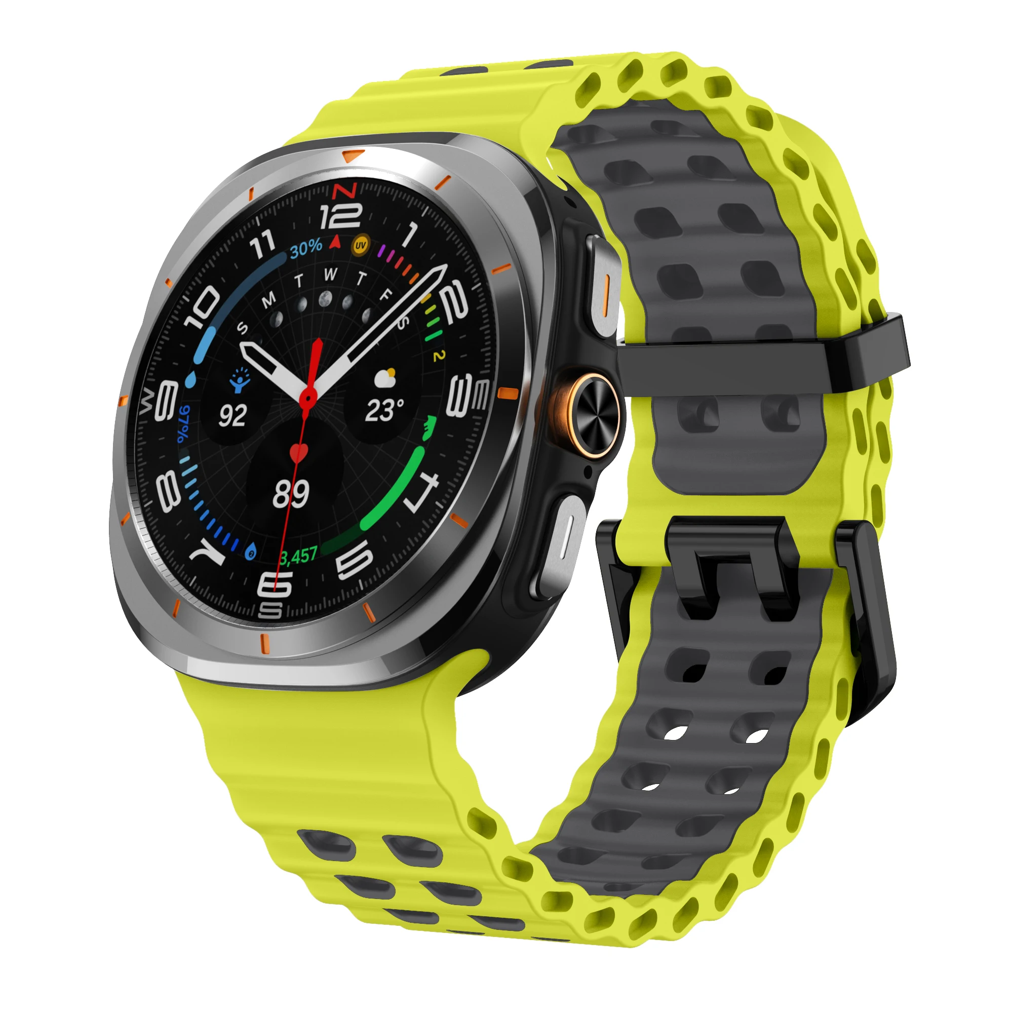 Silicone Breathable Marine Strap Wristband Bracelet