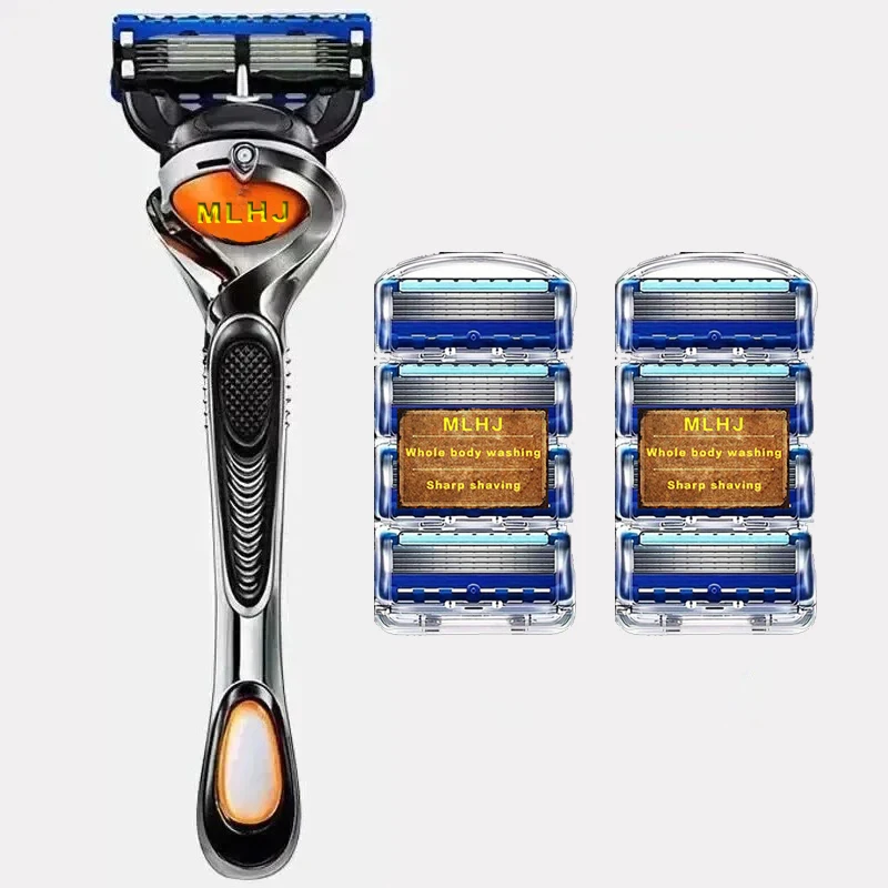 New five-layer Razor Shaver razor shaver Replacement Vintage Wet Safety Skin Protection Classic Razor for Men's Shavers Shaving Womens Hair