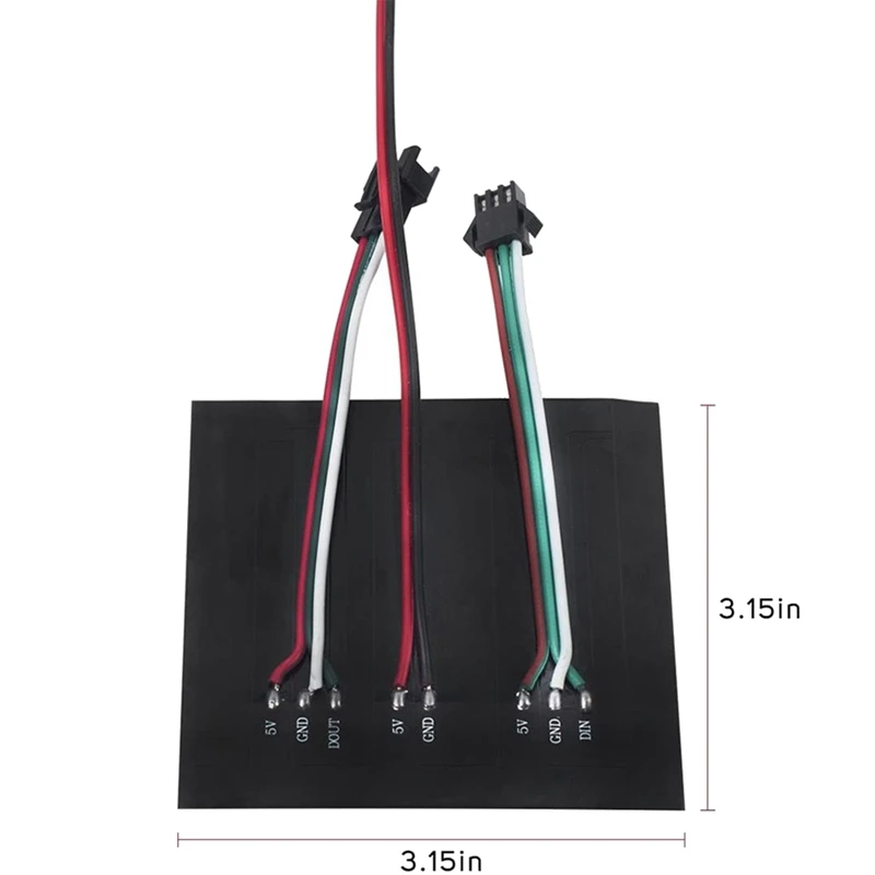 WS2812B RGB LED   г ,  ٷ  ִ WS2812 8X8  Ʈ ȭ DC5V