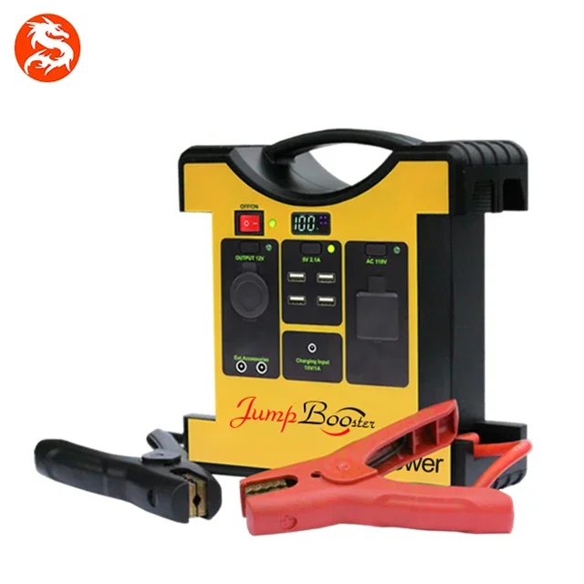 

Wholesale 12V 2000A Portable Car Jump Starter Battery Booster With Inverter
