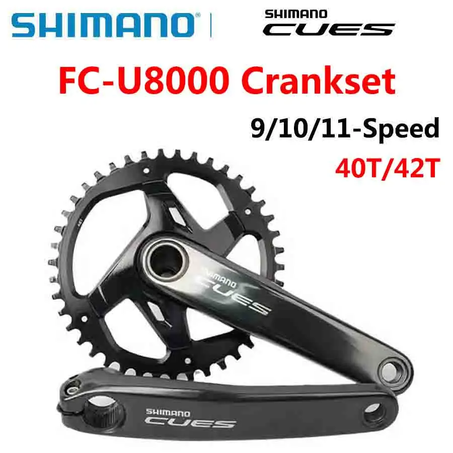 SHIMANO CUES U8000 CRANKSET FC-U8000 9/10/11Speed Crankset