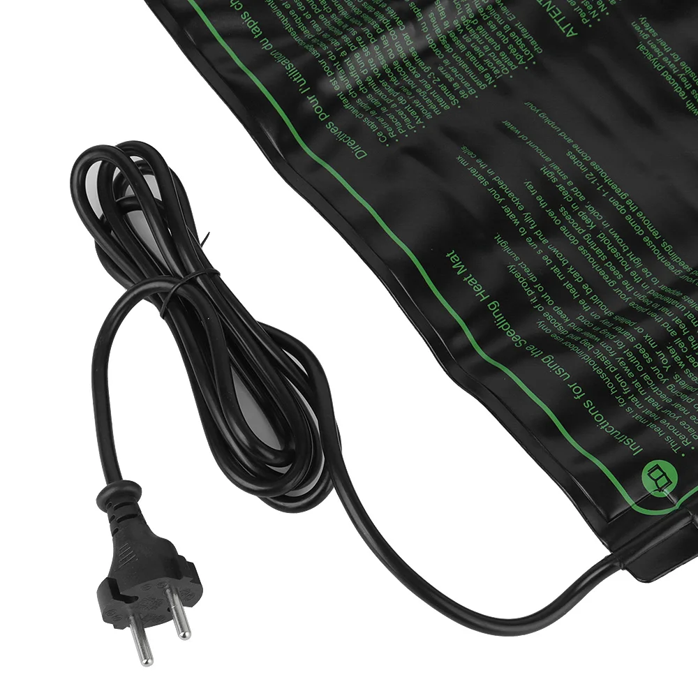 50x25cm Plant Seed Germination Propagation Clone Starter Pad Greenhouse Seedling Heating Mat 220V EU Plug Waterproof seedling heat mat