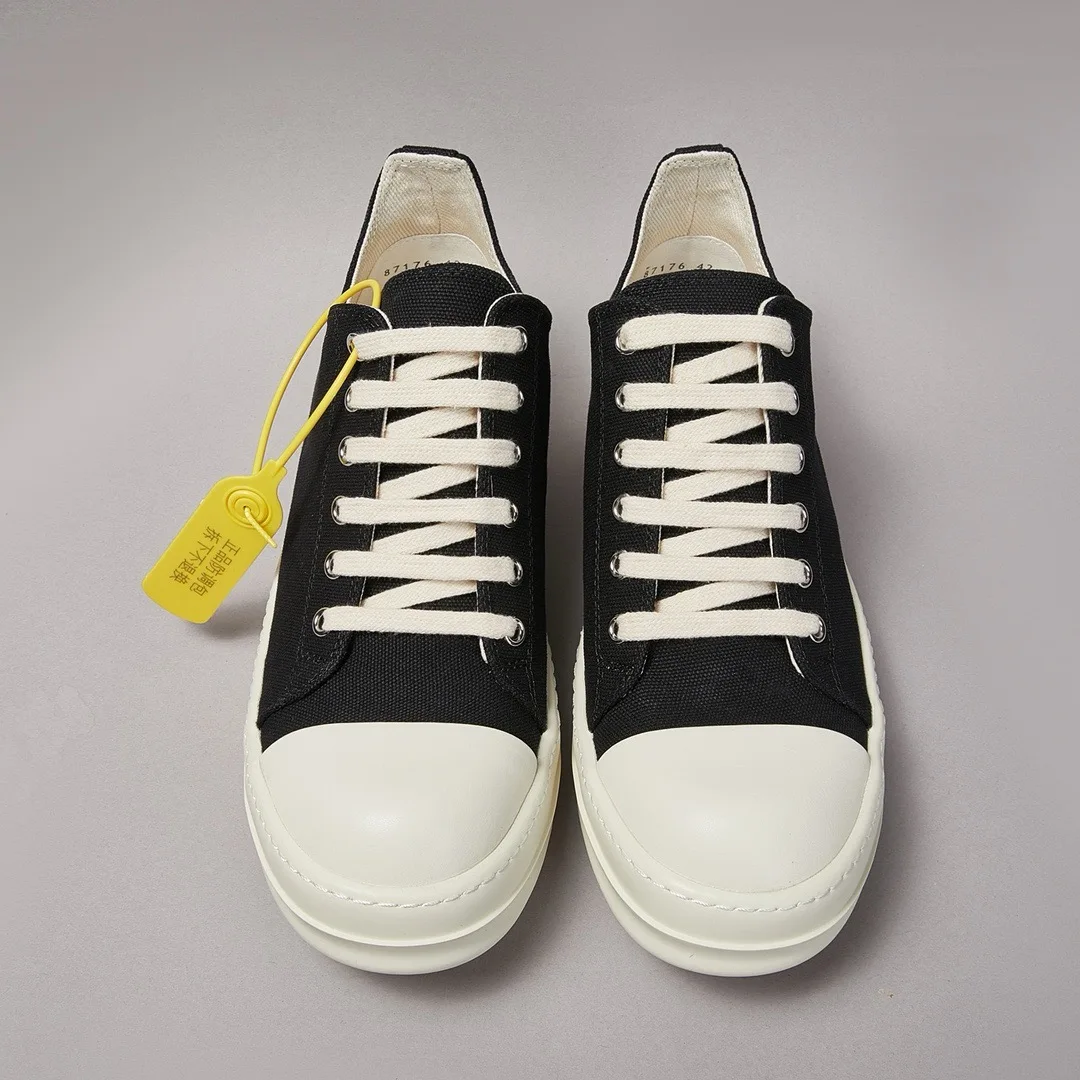 Fashion Sneakers Ricks Outdoor Luxury Canvas Low Top Owens Party Men Women Casual Shoes