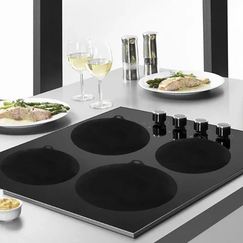 

Electric Induction Hob Protector Mat Anti-Slip Mat Silicone Cooktop Scratch Protector Cover Heat Insulated Mat Hot Inductin Mat