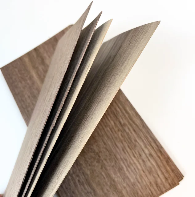 Impiallacciatura Noce Nera Naturale - Rotolo Da 230 Cm Per Fai Da Te - Foto 11