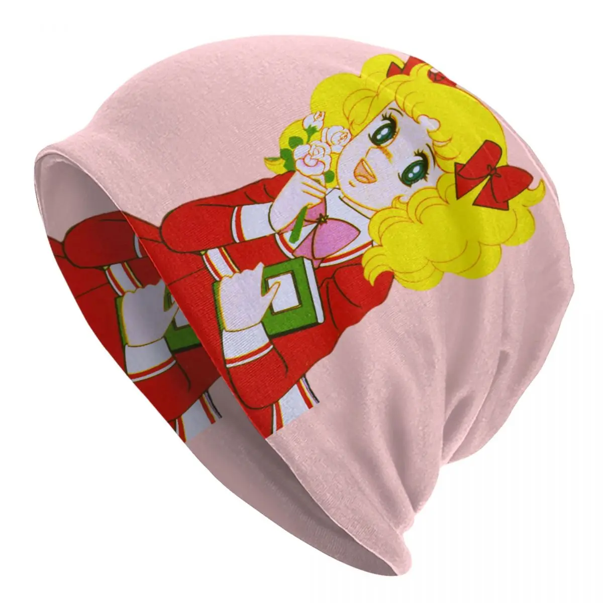 

Candy Candy Anime Bonnet Hats Fashion Knit Hat For Women Men Winter Warm Japan Cartoon Manga Girl Skullies Beanies Caps