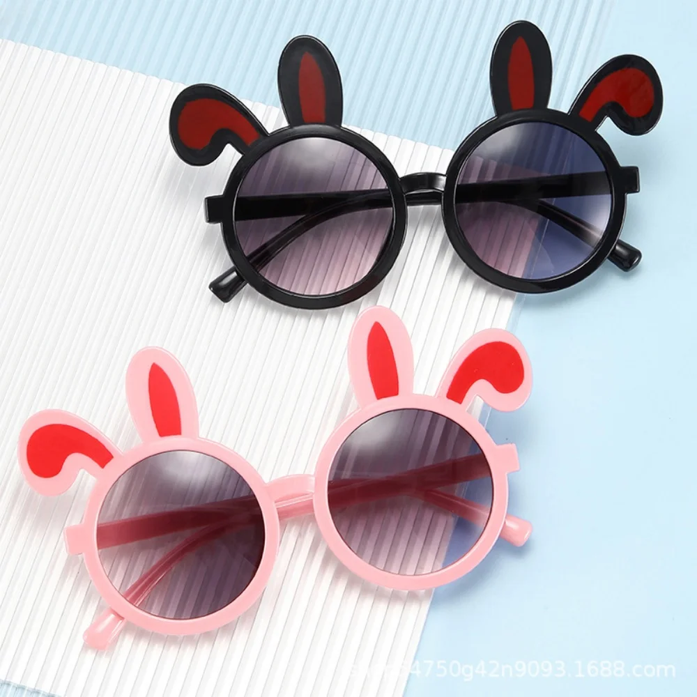 Mädchen Jungen Cartoon-Sonnenbrille Modische Hasenohren Kinder-Sonnenbrille Baby-Brille Outdoor UV400-Schutz Reisebrille – Detail 11
