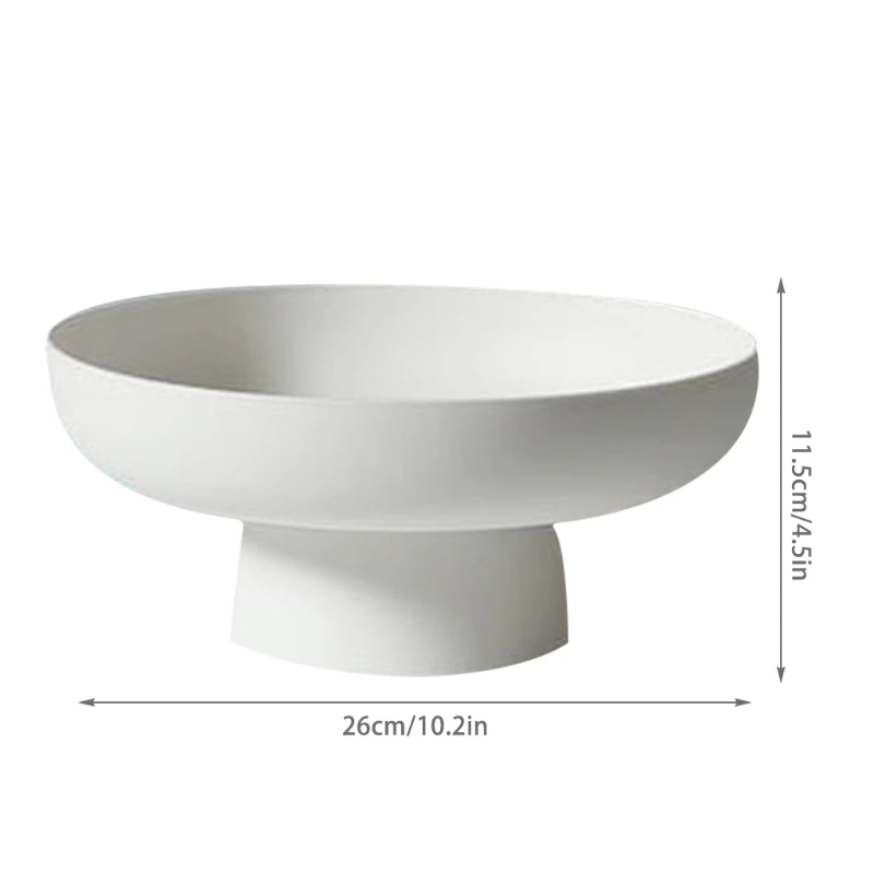 Fruit Vegetable Dish with Drainage Holes, Elegant Plastic Basket for Kitchen Counter/Table Centerpiece Decorative Storage Basket 6