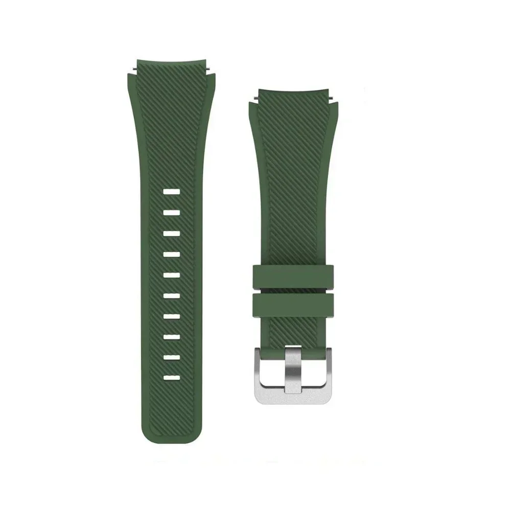 Breathable Silicone Sport Wristband - 22mm Strap