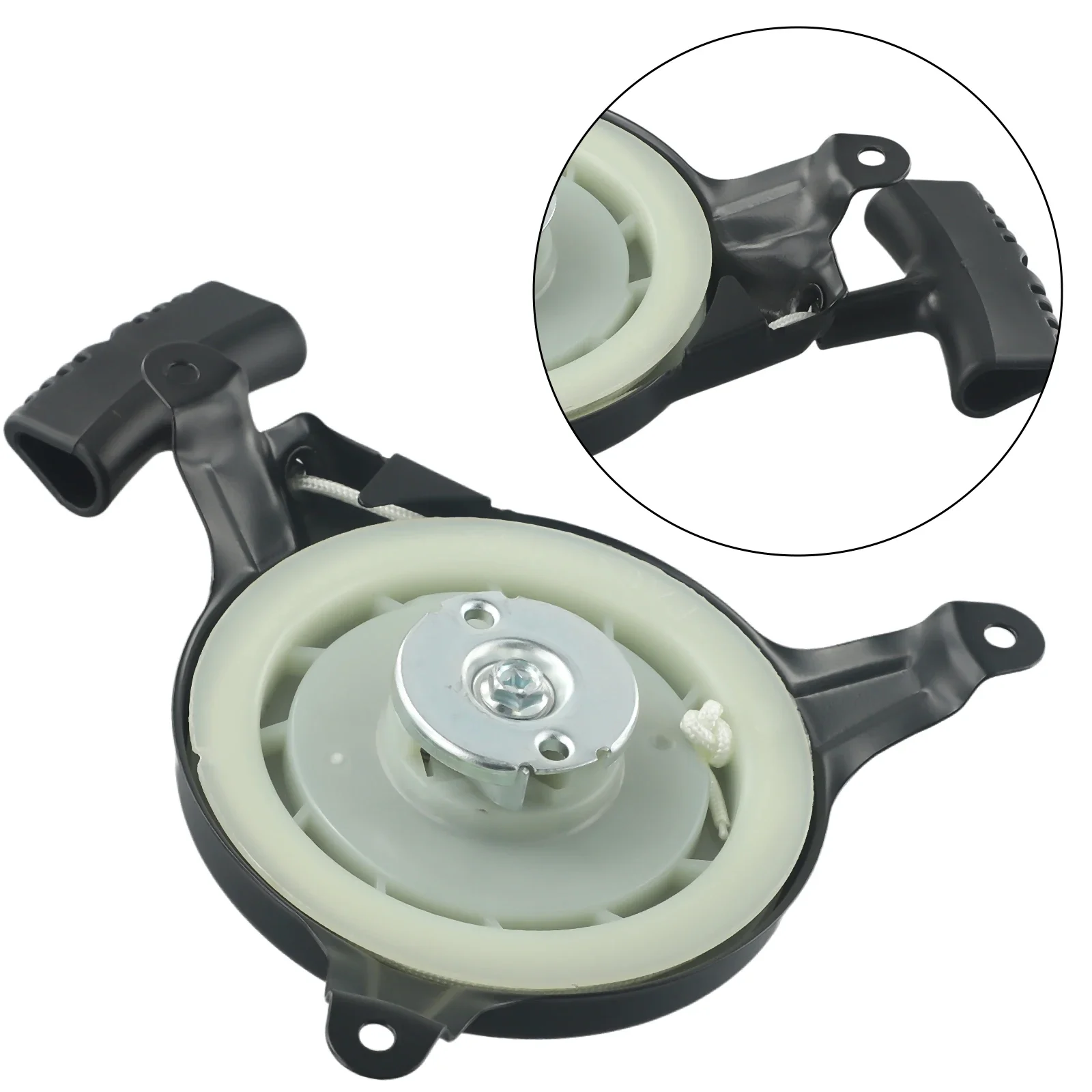 

Starter Recoil Starter Household Cleaning Tools Plastic+metal Pull Starter Distance Between Holes 170mm Outdoor Living