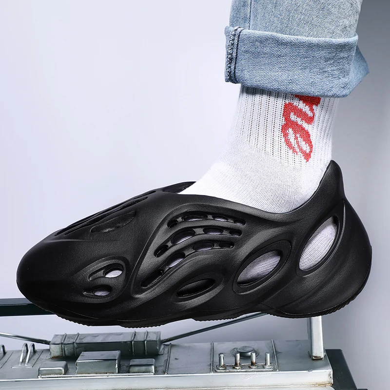 

Популярные стильные летние сандалии для пар, модные мужские сандалии, противоскользящие удобные мужские сандалии из ЭВА, пляжная обувь, садовая обувь для мужчин