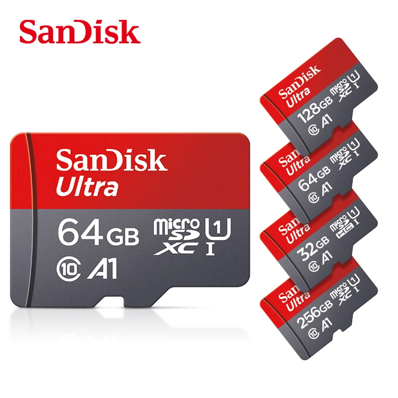 100% Originele Sandisk Class 10 Sd kaart Microsd Tf Card 32Gb 64Gb 256Gb Micro Sd geheugenkaart|Micro SD Kaart| - AliExpress