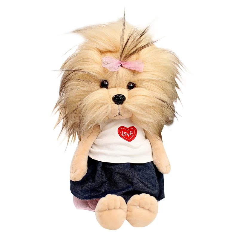 40cm Lifelike Yorkshire Terrier Plush Toy Simulation Stuffed Animal Couple Dog Doll Models Room Decor Kids Lovers