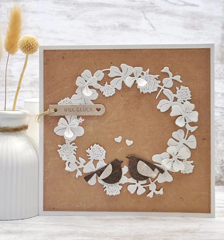 돼지 공예 금속 절단 다이 컷 다이, 몰드 꽃 잎 반지, 스크랩북 종이 공예 나이프 몰드 블레이드 펀치 스텐실 다이