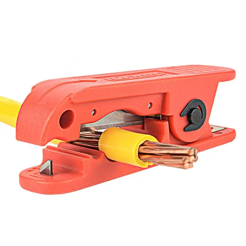 Wire Pliers Tool Handheld Cable Stripping Tool Rotary Cut Type Manual Cable Cutter Quick Insulated Stripper Daily Work