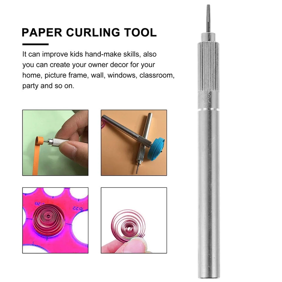 Penna Quilling Elettrica - Avvolgitore Carta Per Artigianato Fai Da Te, Blu - Foto 5