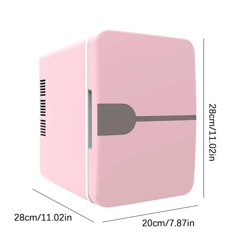 미니 자동차 냉장고, 휴대용 전기 쿨러, 6L, 12V DC 220V AC, 미니 냉장고, 아이스 박스, 캠핑 여행, 보온 및 냉방 냉장고