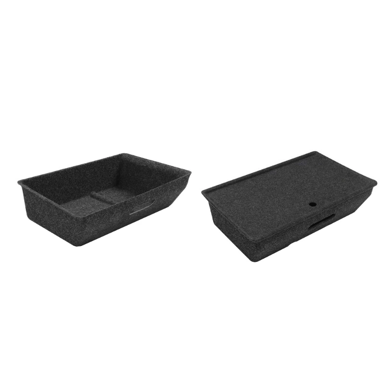

68UF Under Storage Box Organizer with Lid Hidden-Storage Tray Bins for Model 3/Y