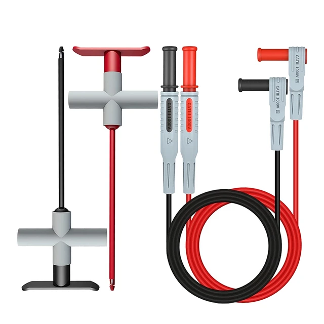 Sonde multimètre avec sondes de perforation perforantes de fil 4mm Banana  Plug Test Leads