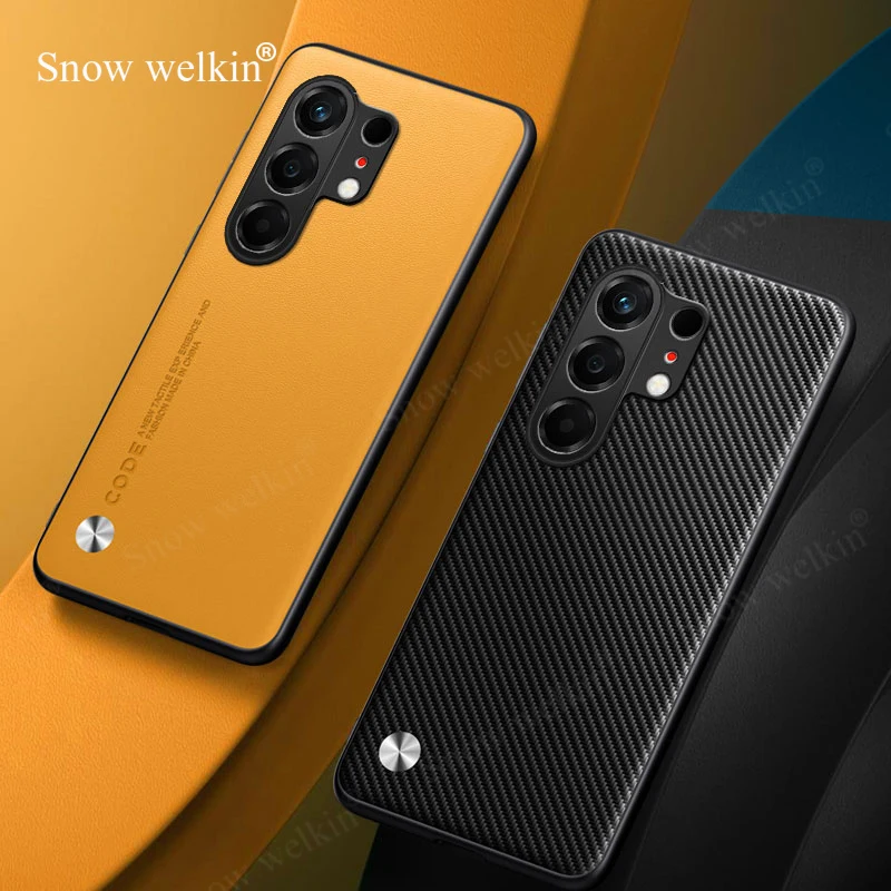 Luxury PU Leather Shockproof Silicone Phone Case Cover - Ultra Back Protection Coque