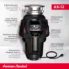 Standard 10-US-AS-12 Garbage Disposer, 1.25 HP, Disposal with Power Cord 3