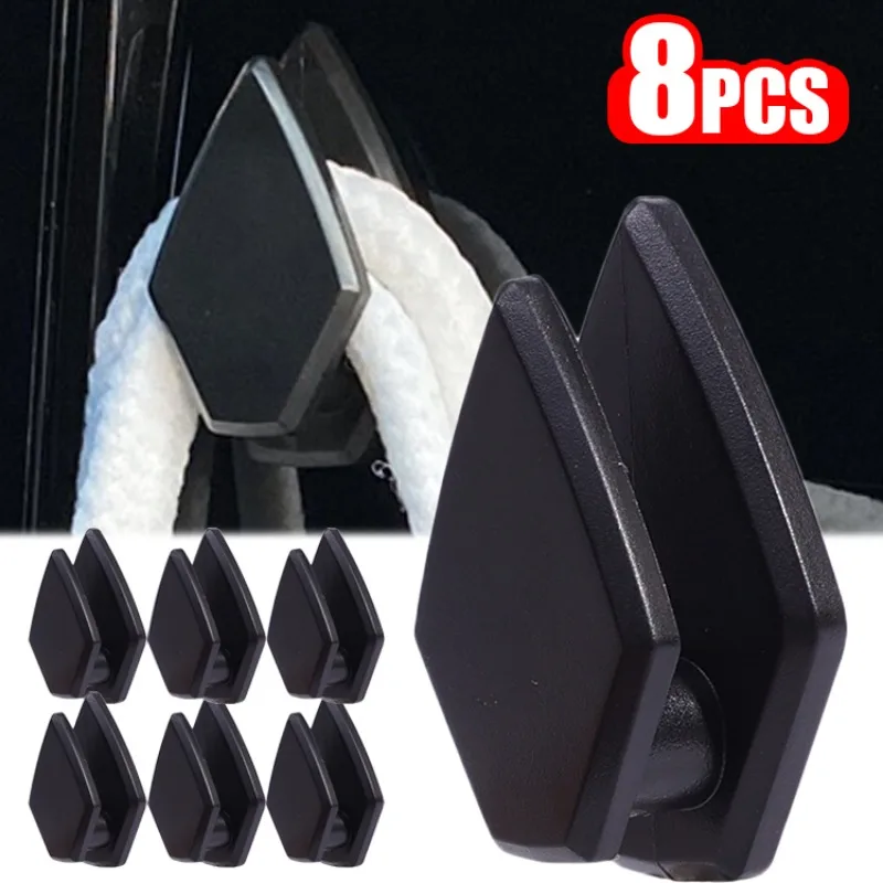 

Rhombus Shaped Mini Hooks Car Dashboard Hanging Hooks for USB Cable Headphone Key Storage Hanger Interior Storage Holder