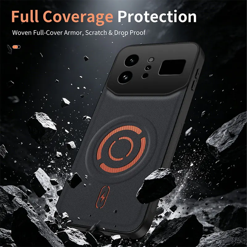 High-End Fabric Magnetic Phone Case - Premium Protection & Style