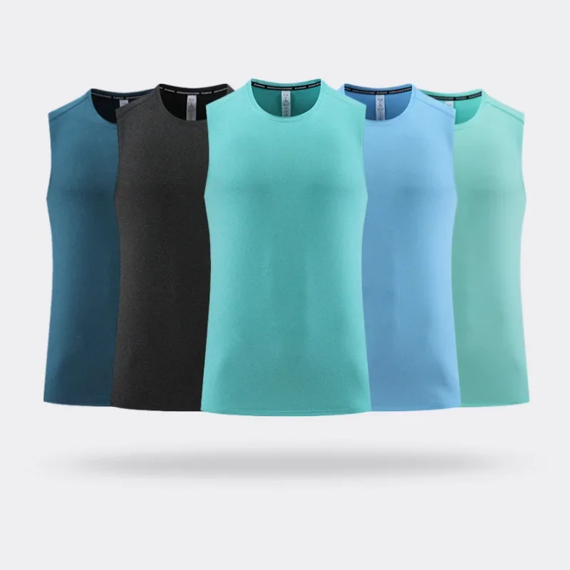 Marathon Athletics Fitness Training Top Men's Running Quick Drying Tank Top Gym Clothing Basketball Sports T-shirt Running Vest