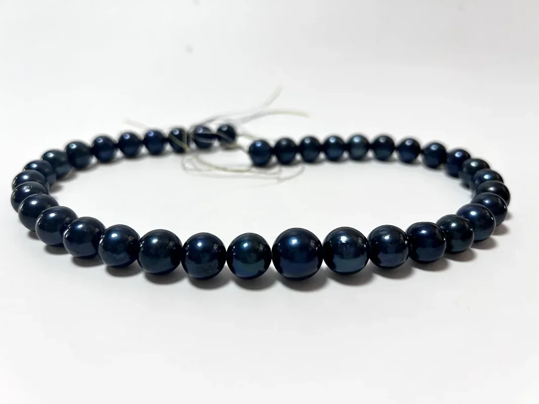 

New 11-13mm Sea Black Pearl Necklace,Small Flaw Round Dazzling Color Jewelry Gift for Women Pendants Sterling Silver 925