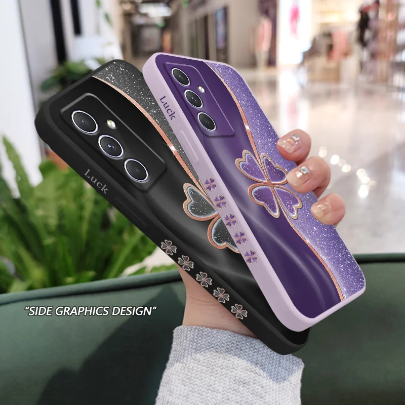 Lucky Grass Protective Phone Case - Durable Design with Enhanced Grip