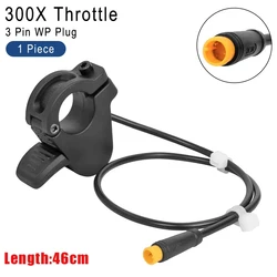 Enhanced Electric Bike Finger Throttle with Adjustable Speed Control for Right or Left Side Use (Black)