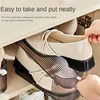10Pcs Integrated Shoe Support Shoe Cabinet Storage Rack Shoe Storage Rack Space-saving Removable Double-layer Adjustable Rack 5